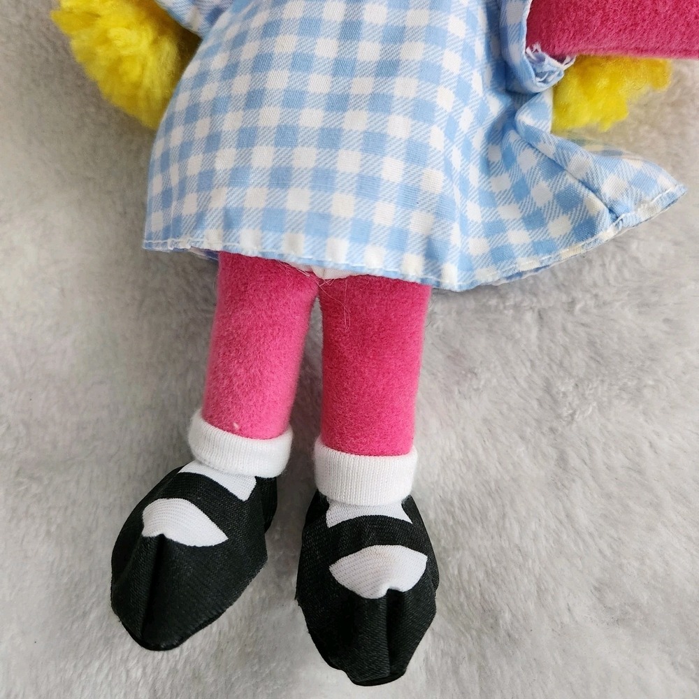 1997 SESAME STREET BEANS BETTY LOU PLUSH TOY BEAN BAG w/ TAGS NEW TYCO 8" - Picture 3 of 8
